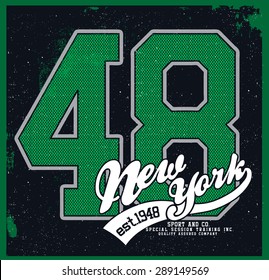 new york sports t-shirt graphic