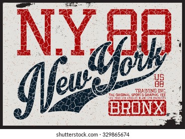 new york sports t-shirt graphic 