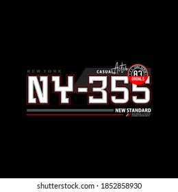 
New York , NEW STANDARD typography graphic design, for t-shirt prints, vector illustration
