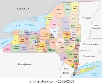 new york state map