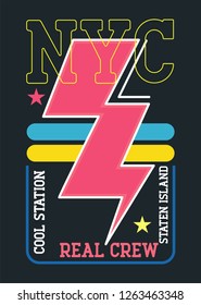 new york staten island real crew,t-shirt design