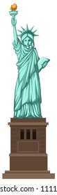 A New York  Statue of Liberty illustration