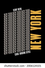 new york stay real,t-shirt design fashion vector