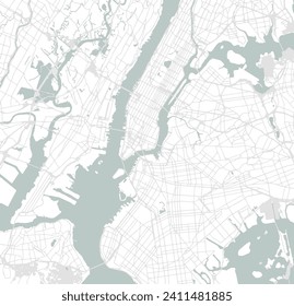 Mapa de la calle Vector Street Map de Nueva York