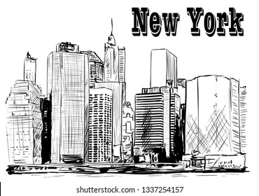 New York in the sunny day