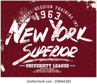 new york superior tee graphic