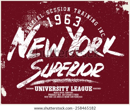 new york superior tee graphic