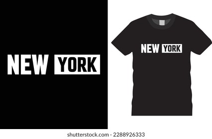 New york SVG typography graphic t-shirt design. Fully editable vector graphic prints, vector illustration print ready file.