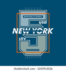 new york t shirt design graphic, vector illustration artistic urban art