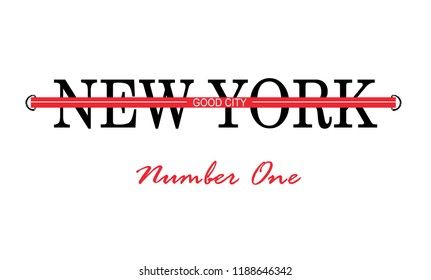new york, t shirt graphic design, vector artistic illustration graphic style, vector, poster, slogan.