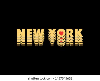 New York, t shirt graphic design, vector artistic illustration graphic style, vector, poster, slogan.