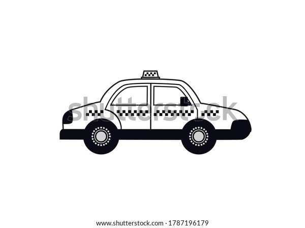 New York taxi icon\
or logo isolated sign symbol vector illustration - high quality\
black style vector icons