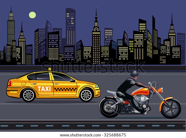 New York Taxi\
motorbike