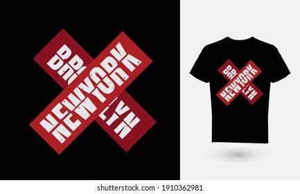 New York Text graphic illustration design, perfect for t-shirts, hoodies etc.