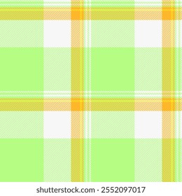 New york textile vector check, decorating fabric seamless pattern. Xmas texture tartan background plaid in green and white colors palette.