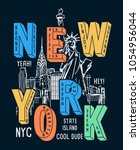 New york theme vectors for t-shirt prints and other uses