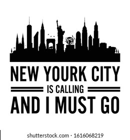 New york theme vectors for t-shirt prints and other uses