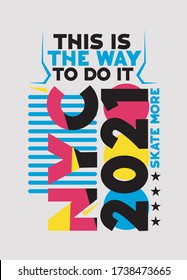 new york this is the way to do it,t-shirt desgn fashion vector