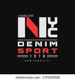 New York t-shirt and apparel designs. Vector print, typography, poster, emblem.
