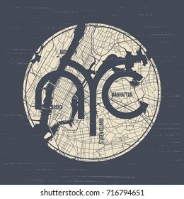 New York t-shirt and apparel vector design, print, typography, poster, emblem.