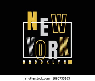 New York typographic graphic vector illustration, perfect for the design of t-shirts, shirts, hoodies, etc.