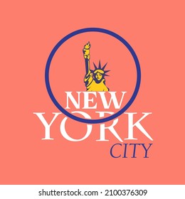 New YorK typography for clothes design