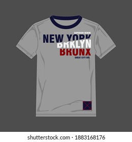 NEW YORK typography design for t shirt and etc.
