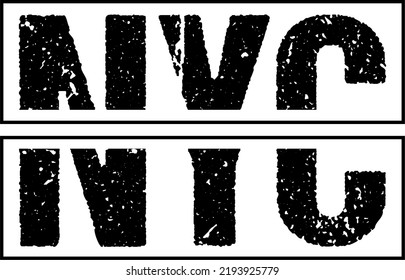 new york typography design vector for print