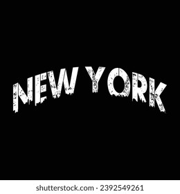 New York typography design vector, usa state shirt design vector. Jersey design vector, T-shirt design for usa 