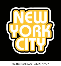 New York typography design vector, usa state shirt design vector. Jersey design vector, T-shirt design for usa 