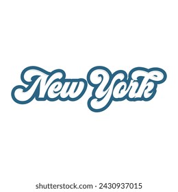 New York typography design vector, usa state shirt design vector. Jersey design vector, T-shirt design for usa
