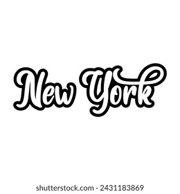 New York typography design vector, usa state shirt design vector. Jersey design vector, T-shirt design for usa
