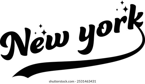 New York typography design vector, United States shirt design vector. Jersey design vector, T-shirt design for Usa.