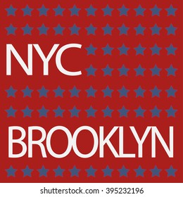 New york  typography fashion, t-shirt graphics - vector