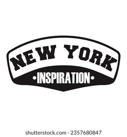 New York Typography Logo Patch V93 Patch Streetwear, Urban, Luxury, Modern Design Patch Commercial Use