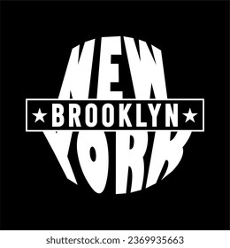 new york typography for print t shirt