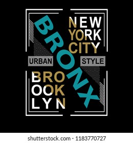 NEW YORK typography for t shirt vector