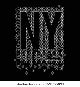 New york typography, tee shirt graphics, vectors