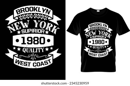 New York Typography T-shirt Design