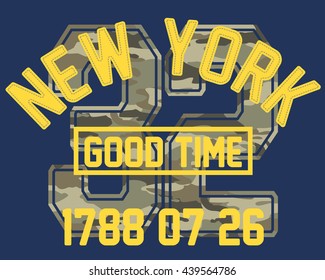 new york typography, t-shirt graphics, vectors,