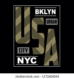 New york typography vector illustration for t shirt