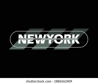 New York typography vector illustration. great for design of t-shirts, shirts, hoodies etc.
