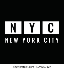 New York Urban Clothing Streetwear Typography Design	