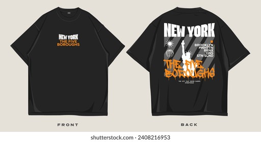 new york urban street style t shirt design vector for screen printing, yew york t shirt design