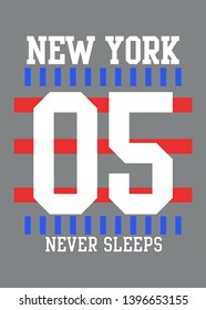 new york varsity urban kids apparel never sleeps