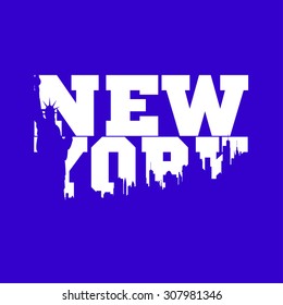 new york, Vector illustration