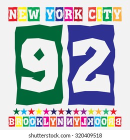 new york, Vector illustration