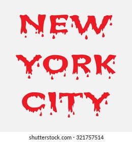 New York, Vector illustration