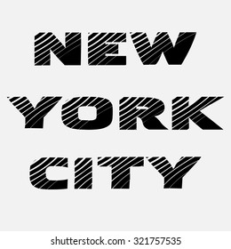 New York, Vector illustration