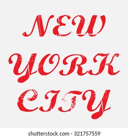 New York, Vector illustration